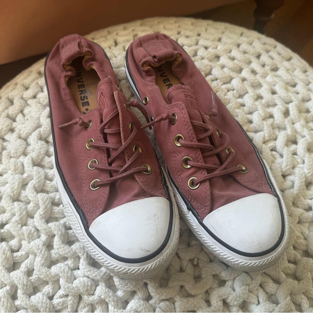 Converse Dusty Rose Canvas Sneakers